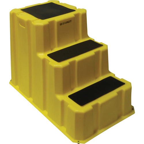 Nestable Industrial Step Stools, 3 Steps, 42" x 25-3/4" x 29" High OCP Construction Supplies