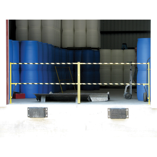 Barri&egrave;re &agrave; bascule de s&eacute;curit&eacute;, 10' lo x 42-5/8" ha, 159" &eacute;lev&eacute;e, Jaune OCP Construction Supplies