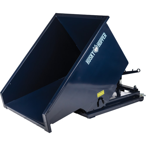 Self-Dumping Hopper, Steel, 1 cu.yd., Blue OCP Construction Supplies