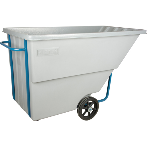 Chariot basculeur en acier, Poly&eacute;thyl&egrave;ne, 1,1 vg³, Capacit&eacute; de charge de 1250 lb OCP Construction Supplies