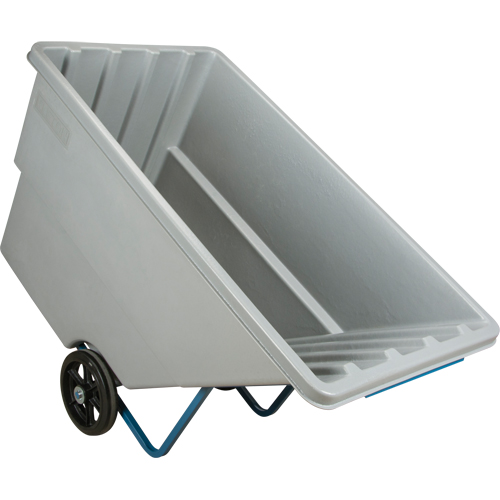 Chariot basculeur en acier, Poly&eacute;thyl&egrave;ne, 1,1 vg³, Capacit&eacute; de charge de 1250 lb OCP Construction Supplies