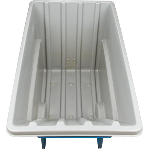 Chariot basculeur en acier, Poly&eacute;thyl&egrave;ne, 1,1 vg³, Capacit&eacute; de charge de 2000 lb OCP Construction Supplies