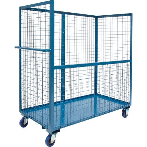 Wire Mesh Stock Truck, Steel, 24" x 55" x 60", 1200 lbs. Capacity OCP Construction Supplies