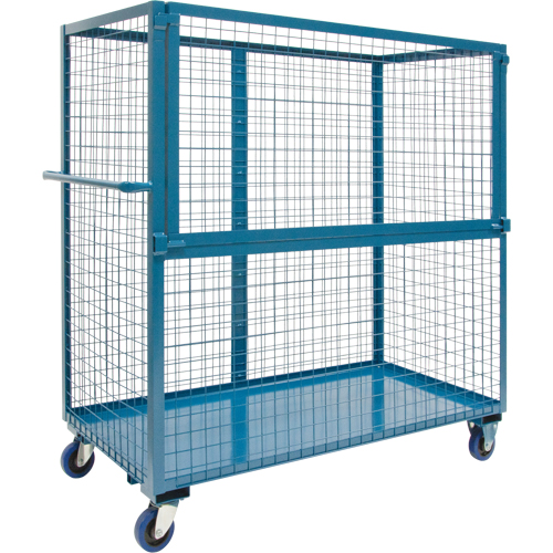 Chariot grillag&eacute; pour transport , Acier, 24" x 55" x 36", Capacit&eacute; 2400 lb OCP Construction Supplies