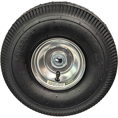 Replacement Pneumatic Tire for Hand Truck, 10" (254 mm), 350 lbs. Capacity OCP Construction Supplies