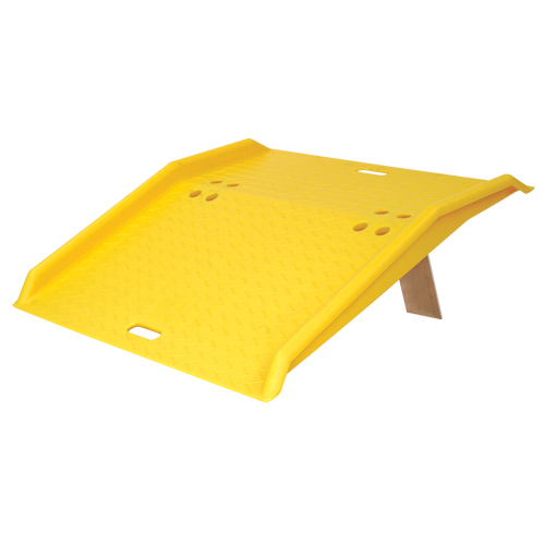 Portable Poly Hand Truck Dock Plate, 750 lbs. Load Capacity, 36" L x 35" W x 5" H OCP Construction Supplies