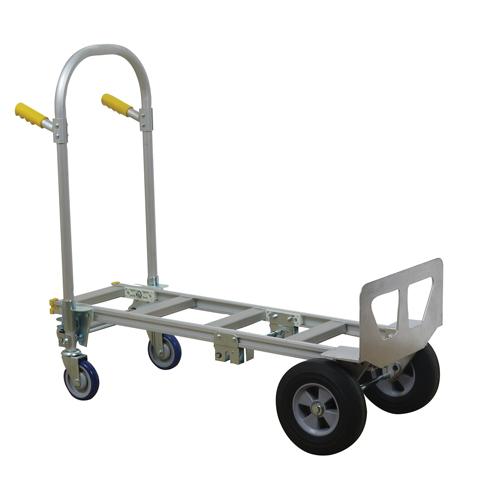 SPTN-JR-T18-SR Spartan Jr. Convertible Hand Truck, Aluminum, 1000 lbs. Capacity OCP Construction Supplies
