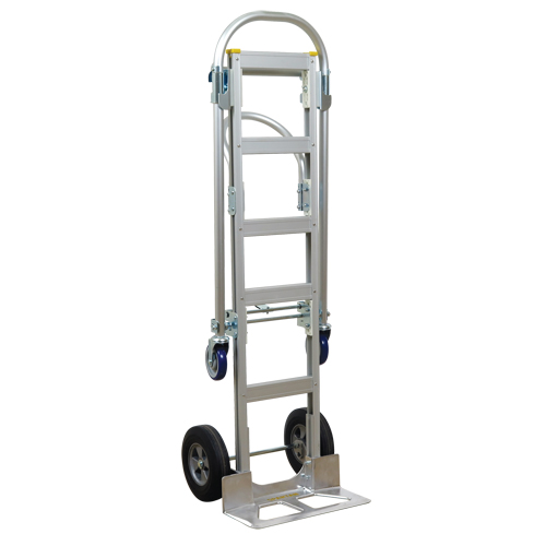 SPTN-SR-T18-SR Spartan Sr. Convertible Hand Truck, Aluminum, 1000 lbs. Capacity OCP Construction Supplies