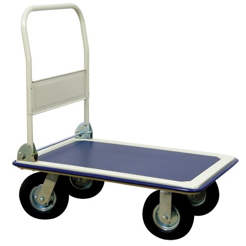 Chariot &agrave; plateforme avec poign&eacute;e pliante, Acier, 660 lb, 35" lo x 23" la, Hauteur 43,5" OCP Construction Supplies