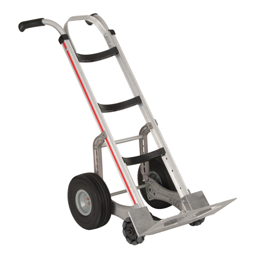 Self-Stabilizing Hand Truck, Dual Handle, Aluminum, 55'' Height, 500 lbs. Capacity OCP Construction Supplies