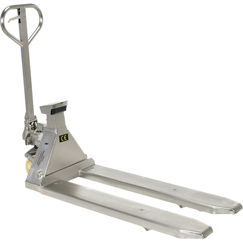 Scale Pallet Truck, 45.69" L x 21.875" W, 5000 lbs. Cap. OCP Construction Supplies
