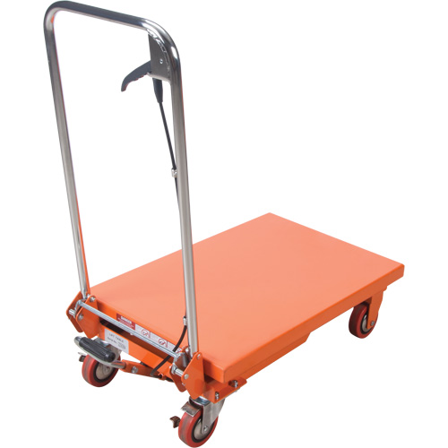 Hydraulic Scissor Lift Table, 27-1/2" L x 17-3/4" W, Steel, 330 lbs. Capacity OCP Construction Supplies
