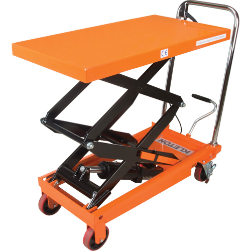 Hydraulic Scissor Lift Table, 35-3/4" L x 19-3/4" W, Steel, 770 lbs. Capacity OCP Construction Supplies