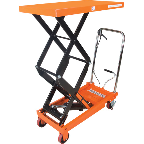 Hydraulic Scissor Lift Table, 35-3/4" L x 19-3/4" W, Steel, 770 lbs. Capacity OCP Construction Supplies