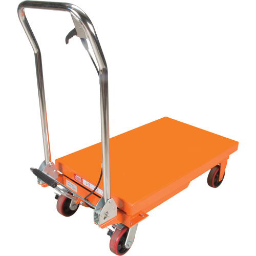 Hydraulic Scissor Lift Table, 32" L x 19-3/4" W, Steel, 1100 lbs. Capacity OCP Construction Supplies