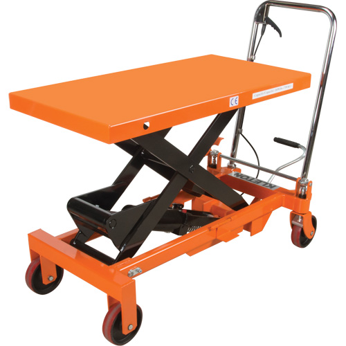 Hydraulic Scissor Lift Table, 39-1/2" L x 20" W, Steel, 1650 lbs. Capacity OCP Construction Supplies