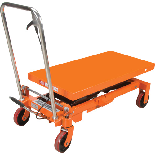 Hydraulic Scissor Lift Table, 39-1/2" L x 20" W, Steel, 1650 lbs. Capacity OCP Construction Supplies