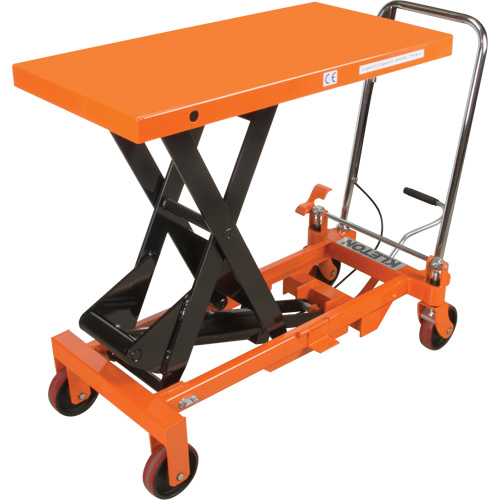 Hydraulic Scissor Lift Table, 39-1/2" L x 20" W, Steel, 1650 lbs. Capacity OCP Construction Supplies