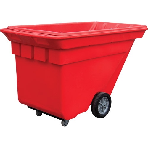Chariot basculeur Techtruck, Poly&eacute;thyl&egrave;ne, 5/8 vg³, Capacit&eacute; de charge de 1000 lb OCP Construction Supplies