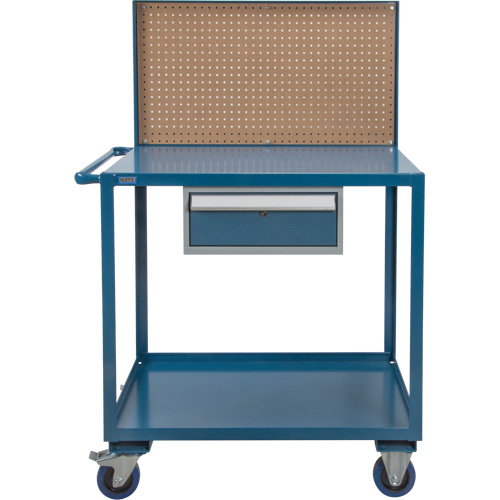 Chariot de service mobile, 2 Tiers, 24" la x 57" h x 40" p, Capacit&eacute; 1200 lb OCP Construction Supplies