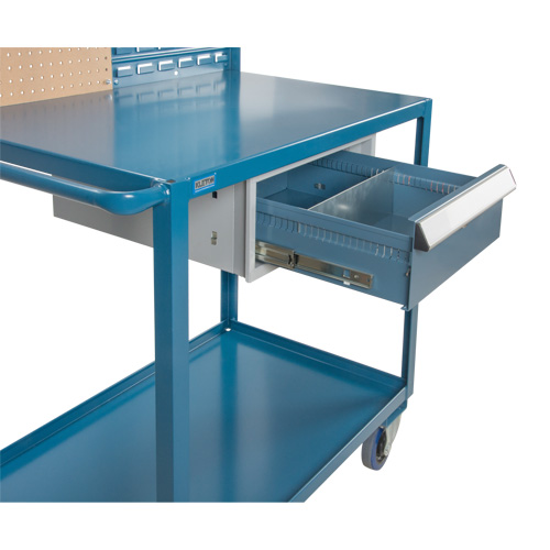 Chariot de service mobile, 2 Tiers, 24" la x 57" h x 40" p, Capacit&eacute; 1200 lb OCP Construction Supplies