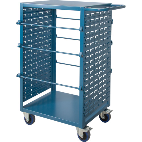 Chariot mobile pour mat&eacute;riaux bobin&eacute;s, Acier, 6 Montants, 21" la x 48" h x 38" p, Capacit&eacute; de 1200 lb OCP Construction Supplies