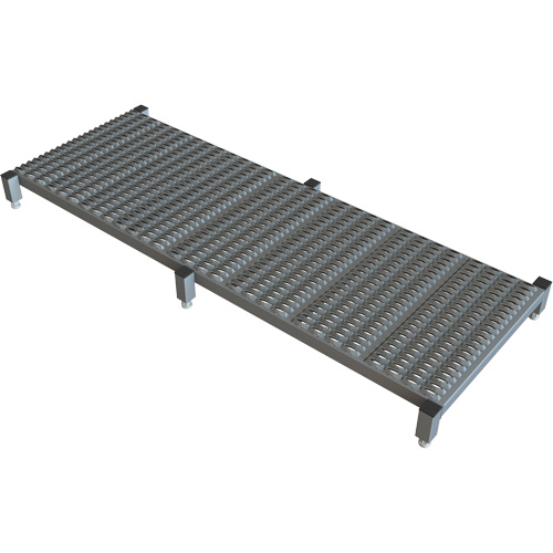 Plateforme de travail en une &eacute;tape &agrave; hauteur r&eacute;glable, 24" la x 71" pr, Capacit&eacute; de 800 lb, Enti&egrave;rement soud&eacute; OCP Construction Supplies