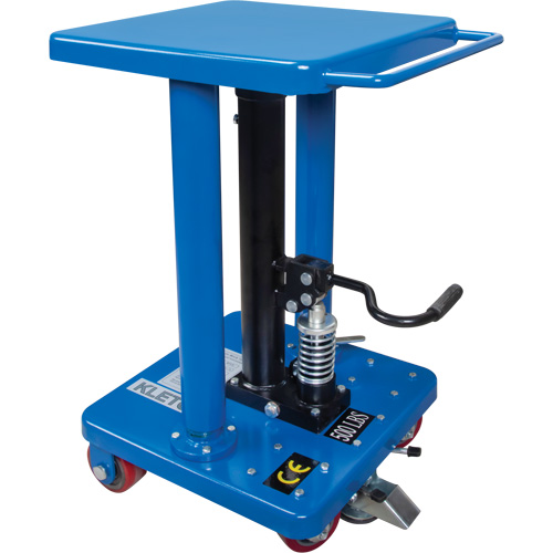 Hydraulic Work Table, 18" L x 18" W, Steel, 500 lbs. Capacity OCP Construction Supplies