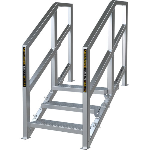 Escalier Smartstairs t&eacute;lescopique &agrave; 3-5 marches en aluminium OCP Construction Supplies