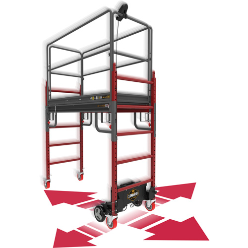 Trousse compl&egrave;te d'&eacute;chafaud motoris&eacute; Buildman Baker 6', 31" p x 118-3/4" h OCP Construction Supplies