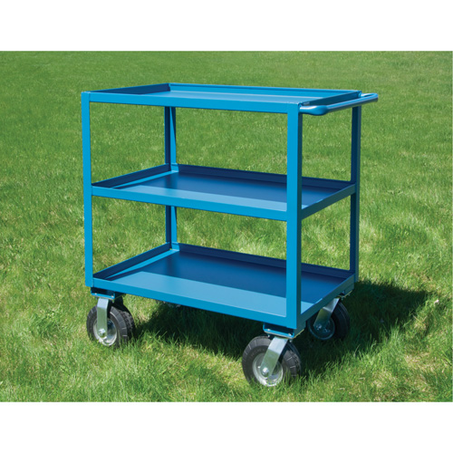  Chariot &agrave; tablettes pour l'ext&eacute;rieur, 3 Tiers, 24" la x 39" h x 51" p, Capacit&eacute; 1200 lb OCP Construction Supplies