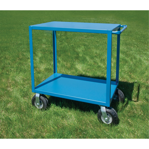  Chariot &agrave; tablettes pour l'ext&eacute;rieur, 2 Tiers, 24" la x 39" h x 51" p, Capacit&eacute; 1200 lb OCP Construction Supplies