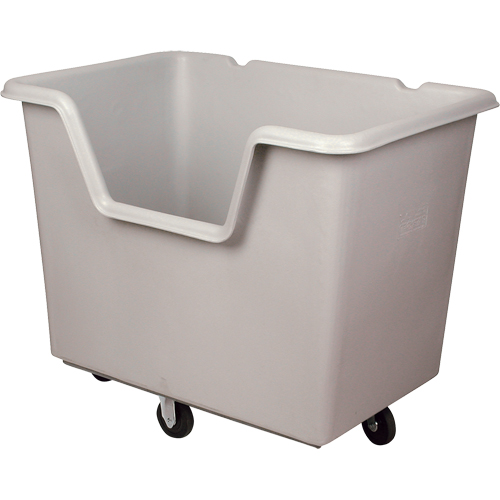 Chariot-caisse Starcart &agrave; c&ocirc;t&eacute; ouvert, Poly&eacute;thyl&egrave;ne, 46" lo x 31" la x 49" h, Volume 24 pi³, Capacit&eacute; 900 lb OCP Construction Supplies
