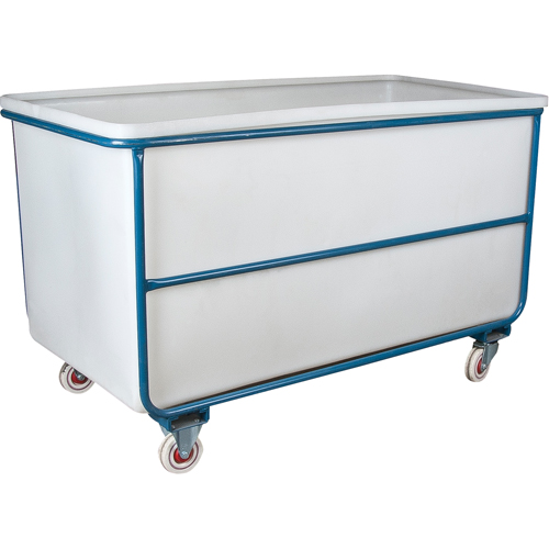 Straight Wall Box Truck, White Polyethylene, 57" L x 34" W x 33" H, 22 cu. ft. Volume, 1000 lbs. Capacity OCP Construction Supplies