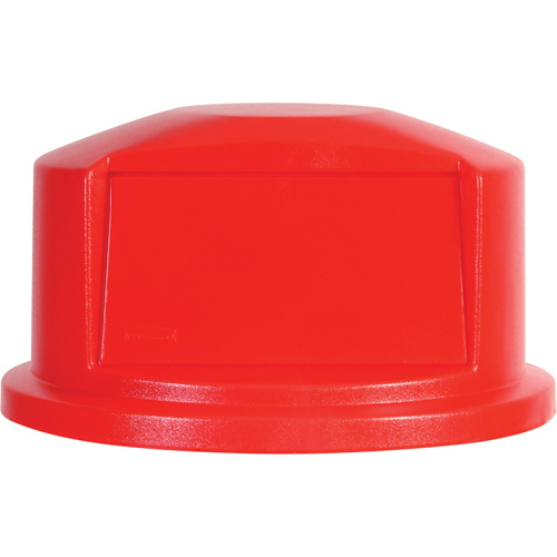 Round Brute&reg; Tops, Dome Lid, Plastic/Polyethylene, Fits Container Size: 22" Dia. OCP Construction Supplies