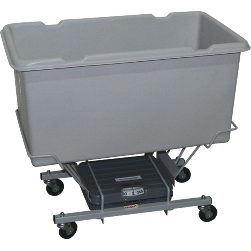 Scale Carts, Polyethylene, 33" L x 19" W x 29" H, 5 cu. Ft. Volume, 250 lbs. Capacity OCP Construction Supplies