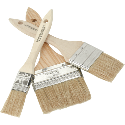 Chip Paint Brush, White China, Wood Handle, 1" Width OCP Construction Supplies