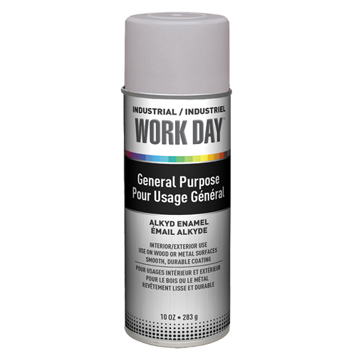 Industrial Work Day Paint, Grey, Very Flat, 10 oz., Aerosol Can OCP Construction Supplies
