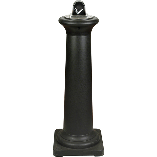 Groundskeeper Tuscan Cigarette Waste Collector, Free-Standing, Metal, 1 US gal. Capacity, 38-1/2" Height OCP Construction Supplies