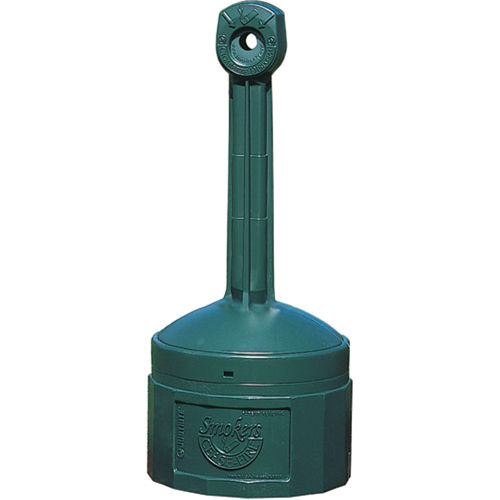 Smokers Cease-Fire&reg; Cigarette Butt Receptacle, Free-Standing, Plastic, 1 US gal. Capacity, 30" Height OCP Construction Supplies