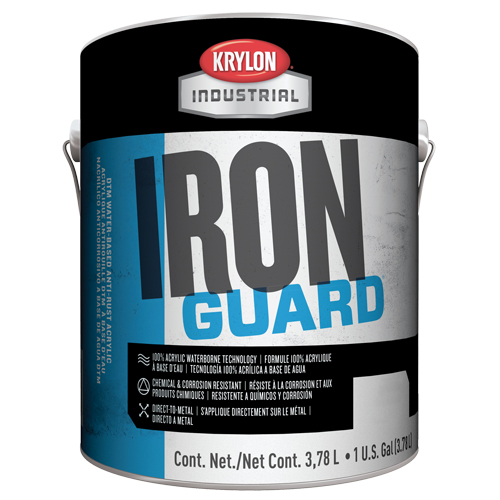 Industrial Iron Guard&reg; Water-Based Enamel, Gallon, Black OCP Construction Supplies