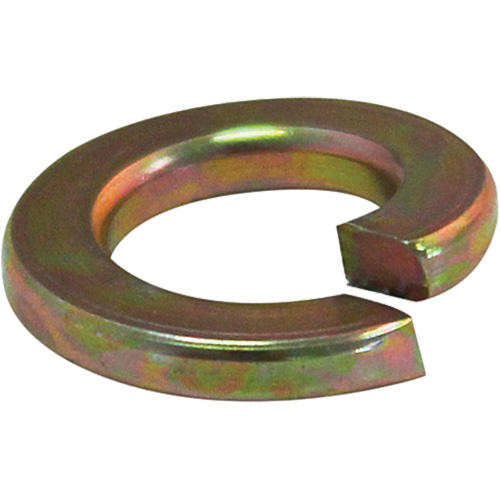 Split Lock Washer, 1", Yellow Zinc OCP Construction Supplies