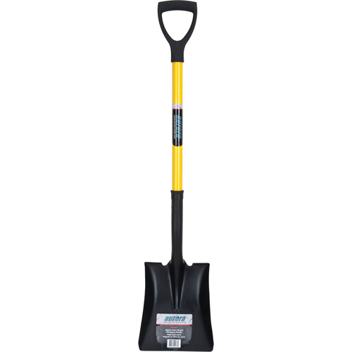 Pelle carr&eacute;e, Fibre de verre, Lame Acier durci, Manche en Prise en D, Longueur 32-1/2" OCP Construction Supplies