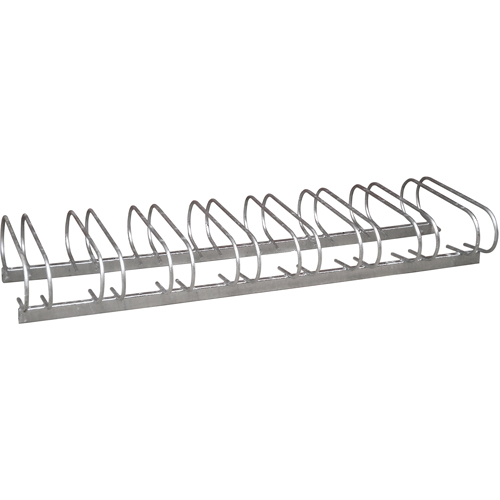 Support pour bicyclettes Style, Acier galvanis&eacute;, 8 bicyclettes OCP Construction Supplies
