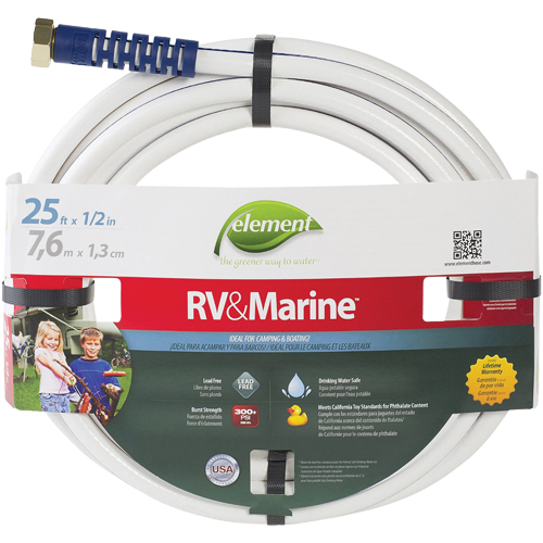 Element Marine & RV Water Hoses, PVC, 1/2" dia. x 25' OCP Construction Supplies
