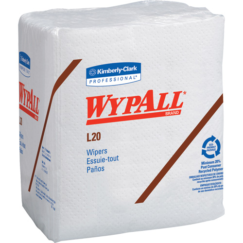 WypAll&reg; L20 Single-Use Towels, All-Purpose, 12-1/2" L x 12" W OCP Construction Supplies