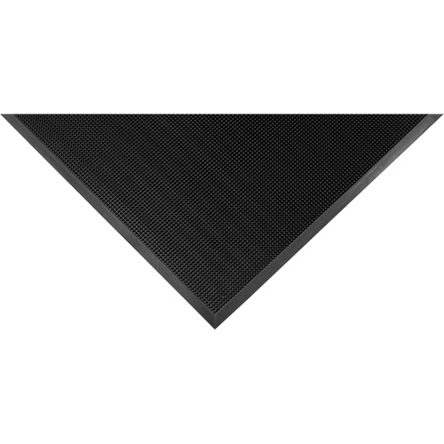Tapis Gritstop Fingermat, Caoutchouc, Grattoir Type, Motif Textur&eacute;, 2-2/3" x 3-3/4", Noir OCP Construction Supplies