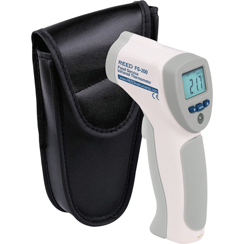 Food Service Infrared Thermometer, -4°- 392° F ( -20° - 200° C )/-58°- 4° F ( -50° - -20° C ), 8:1, Fixed Emmissivity OCP Construction Supplies
