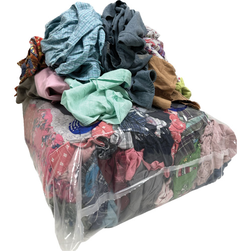 Special Wiper Rags, Mix Colours, 20 lbs. OCP Construction Supplies