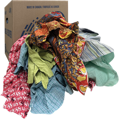 Wiper Rags, Mix Colours, 10 lbs. OCP Construction Supplies